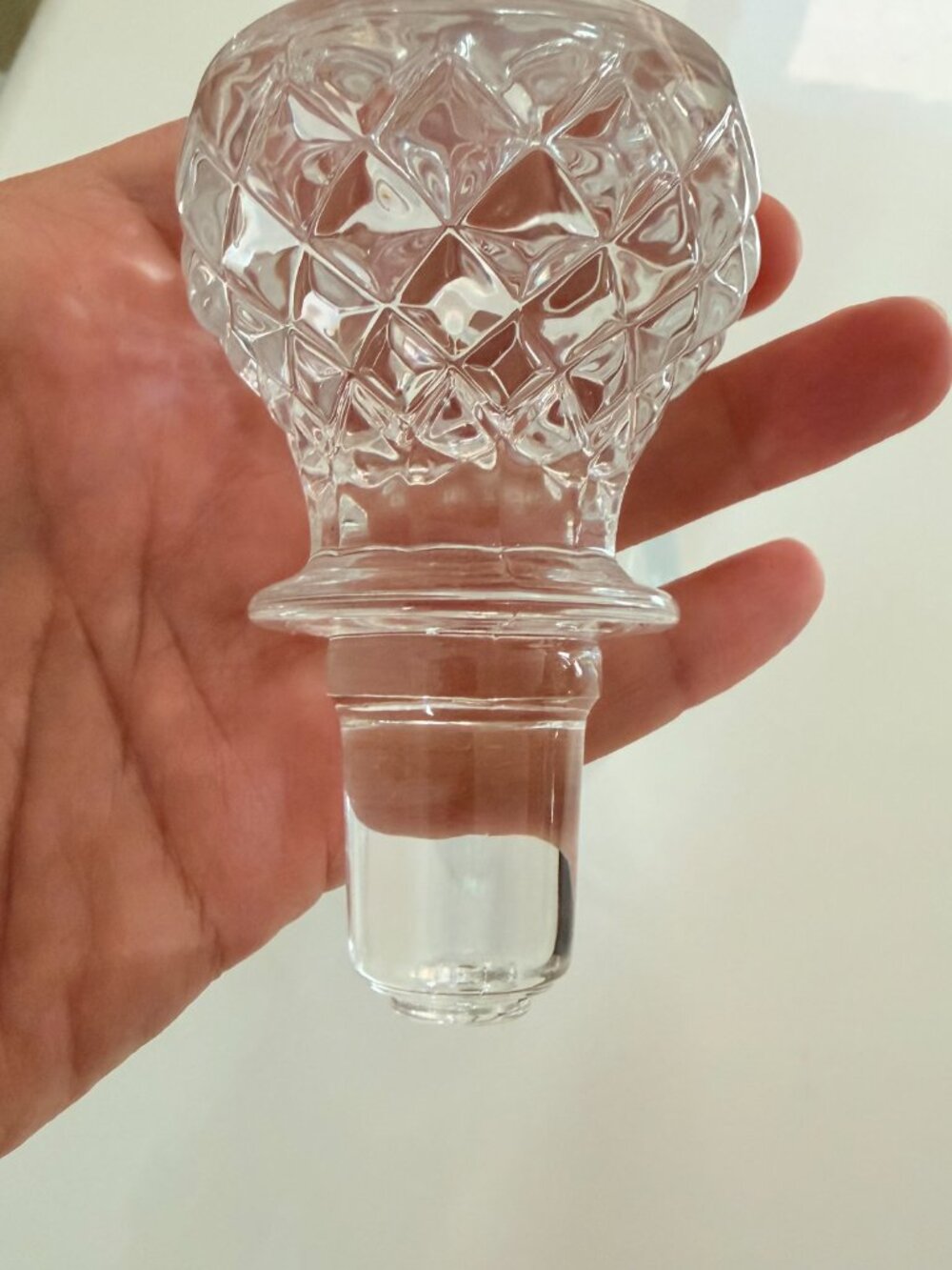 Vintage Liquor Decanter Cristal D'Arques Garanti France 24% Lead Crystal 9 3/4” - Picture 3 of 7